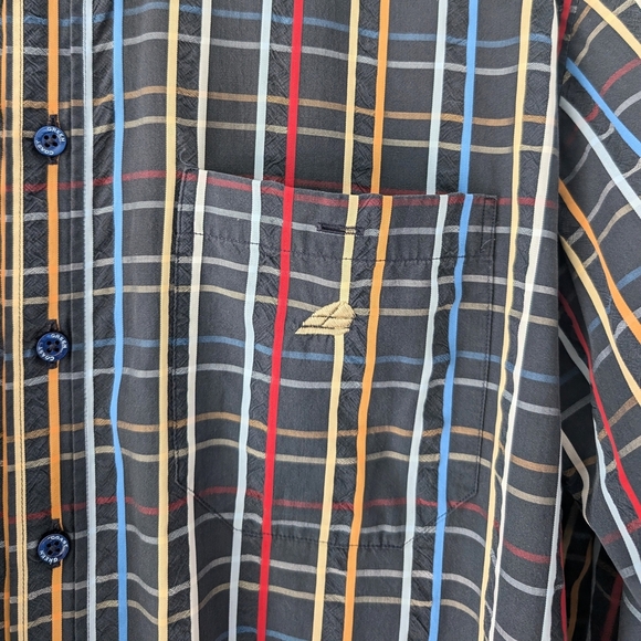 Green Coast Yachting Outfits Technical Button Down Shirt Size XXL - Picture 8 of 11